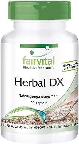 Fairvital | Flohsamenschalen, Löwenzahnwurzel-Extrakt und mehr - 90 Kapseln - mit Chlorella