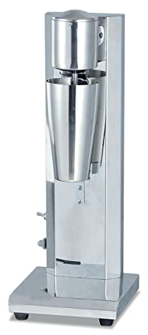 Ristoattrezzature Macchina Frullino per Frappè Singola - 1 bicchieri - Acciaio Inox