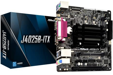 ASRock J4025B-ITX Carte mère Intel® Dual-Core J4025 (jusqu'à 2,9 GHz)