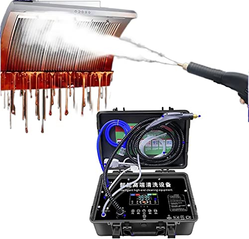 TEHONGMAI Limpiador de Vapor de Alta Temperatura de 3500W para Aire Acondicionado de capó, máquina de Limpieza móvil para Coche, desinfectante de esterilización por Bombeo