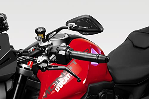 Monster 937 2021/24 - Kit Spiegel ‘Police’ (D-0244) - E-Geprüft - Rückspiegel Seitenspiegel Lenkerendenspiegel - Aluminium - Motorradzubehör De Pretto Moto (DPM Race) - 100% Made in Italy