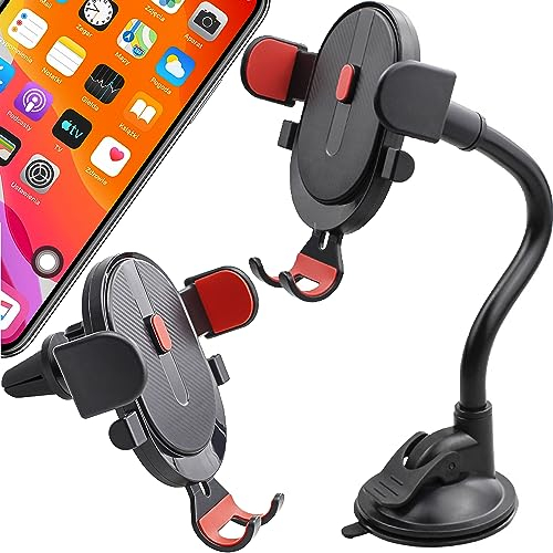 Retoo Handyhalterung Auto Handy Handyhalter für Auto Kfz Universal Halter Drehbar 360° Flexibel Passt Halterung für Amaturenbrett für alle Smartphones Android Phone Huawei Xiaomi LG Samsung
