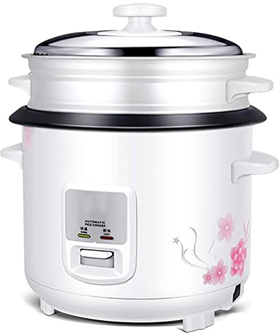 Cuociriso, cuociriso e Funzione di Mantenimento in Caldo a Vapore (1,5-6L) Mini cuociriso Multifunzione, con spatola e misurino, per 1-8 Persone,6L