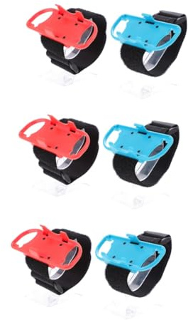 Hemobllo 6pièces Sangle De Poignet Réglable Pour Manette De Jeu Compatible Avec Switch Brassard Pour Danse Et Gaming Accessoires