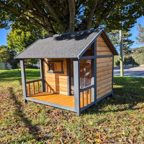 Caseta Chalet Saint Bernard V2 para perro, talla XL