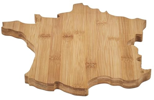 Linnea Planche en Bois en Bambou Douce France Forme Pays de la France Marron