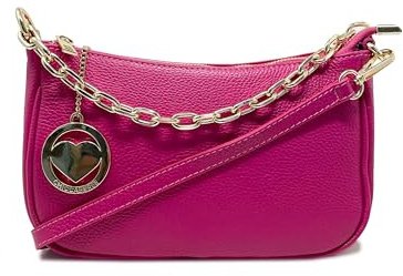 Chicca Borse Pochette Borsetta Donna in Pelle Italiana Clutch Tracollina