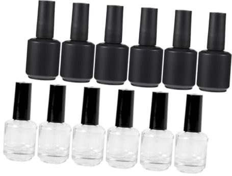 FRCOLOR Glasflaschen Für Nagellack Im Salon 15 Ml Nagellackaufbewahrung 20-teiliges Set Für Nagelkunst