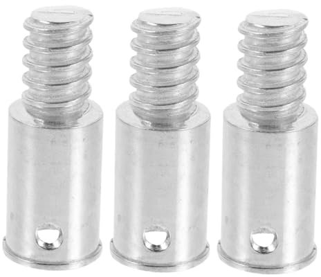 Abaodam 3pcs Broom Extension Pole Adapter Aluminium Alloy Threaded Head 19mm Secure Fit for Broom Telescopic Pole Replacement