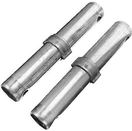 NUOBESTY 2 Pezzi Di Biella Per Ponteggi Perni Di Collegamento Per Ponteggi Supporti Dritti Tubolari Giunto Di Collegamento Perni Di Collegamento Per Ponteggi A Cricchetto Per Muratori