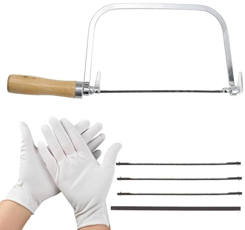 1set Coping Saw,Coping Saw for Woodworking,Precise and Smooth Cutting,Providing Comfortable and Anti-Slip Grip,Suitable for Model Making and Toy Creation of Custom Shapes.
