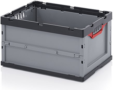 Auer Packaging 2x Profi-Faltbox 60 x 40 x 32 inkl. gratis Zollstock 2er Set Klappbox Lagerkiste Aufbewahrungsbox 60x40x32