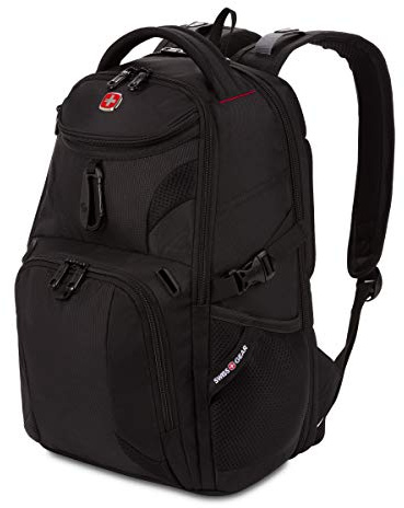 SwissGear Mini 1900 Scansmart smal version laptop-ryggsäck, Svart, 16-Inch, Mini 1900 Scansmart smal version bärbar dator ryggsäck
