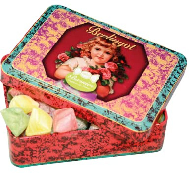 Barnier | Caramelle alla Frutta Mista | Caramelle Aromatizzate Misto Frutta in Lattina | Contenitore con Caramelle ai Frutti Misti | Frutta Caramelle Dolci - 150 Gr.