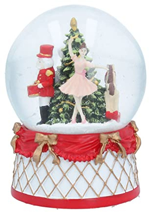 Gisela Graham Weihnachtsdekoration, Schneekugel mit Musik, Nussknacker-Geschichte