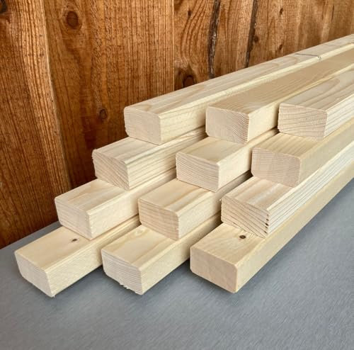 KVH Nsi 3 x 5 cm Fichte gehobelt Dachlatten Bauholz Konterlatte Holz 250 cm Länge (3 x 5 cm - 250 cm Länge - 6 Stück)