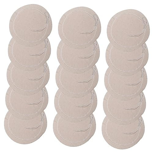 COLLBATH 2 Set Di Filtri Per Caffettiera in Cotone Riutilizzabili Pressa A Mano Filtro Per Macchina Da Caffè Strumento Per Panno Rotondo Fornitura Di 20 Pezzi*2