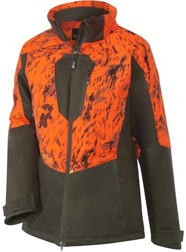 Parforce Damen Drückjagd-Funktionsjacke Oliv/Signaltarn, M