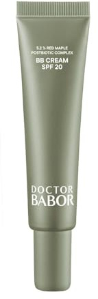 DOCTOR BABOR Microbiomic BB Cream SPF20 (40 ml) – veganes, leichtes Make-Up mit mineralischem Sonnenschutz – getönte Gesichtspflege für einen strahlenden, ebenmäßigen Teint