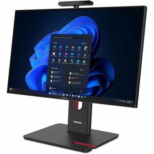 Lenovo ThinkCentre M90a Gen 6 13AT0006US Ordinateur tout-en-un - Intel Core Ultra 5 2ème génération 225-16 Go - SSD 512 Go - Écran tactile Full HD de 23,8 - Ordinateur de bureau - Noir