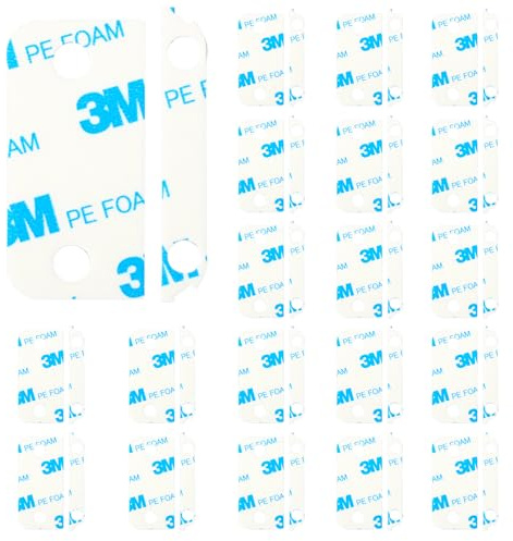 Lyreh 40pcs Adhesive Replacement Tapes for Ring Alarm Contact Sensor 2nd Gen, Premium 20 Sensor Pads & 20 Magnetic Pads Strong Double-Sided Sticky Strips for Easy Installation