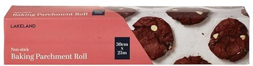 Lakeland Parchment Roll 30cm x 25m Heat-Resistant for high-Temp Baking Non Stick Surface