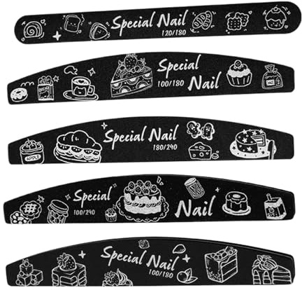 per unghie – Grande per lucidare e levigare le unghie | Lucidatore double face per modellare donne ragazze nail design salone benessere viaggio unghie giornaliero compleanno