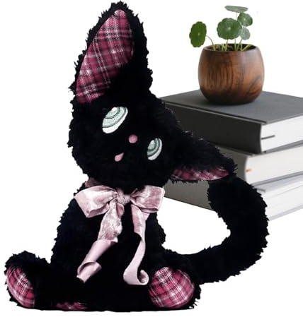 Générique Plush Cat | Cuddle, Cushion, Toy & Animal - Feline | for Boys and Girls Birthday Home Travel New Year Family Friends Colleagues Party Bedroom
