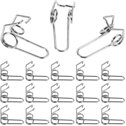 Toyvian 20pcs Trumpet Water Key Spit Valve Springs Repair Kit, Iron Material with Wide Compatibility for Trumpet and Cornet, Compact Storage Musical Instrument Accessories