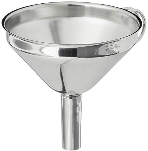KÜCHENPROFI Trichter 10 cm, 18/10 Edelstahl, Ausguss 1,4 cm, rostfrei | Küchentrichter, rostfrei, poliert, für Flaschen, Kannen, Vorratsgläser, spülmaschinenfest, hygienisch, langlebig