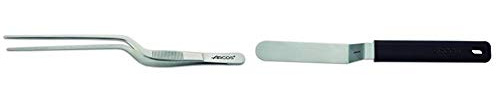 Arcos 606300 Pinza de emplatar, 200 mm + 614200 Espátula para emplatar, 90 x 20 mm (Display.)