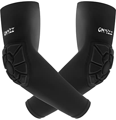 Dick Gepolstert Ellenbogenschoner für Erwachsene,Torwart Ellenbogenschützer,Weich Sport Armschoner,Hohe Qualität Armschützer für Volleyball Basketball Football MTB Handball läuft Tanzen Yoga,M