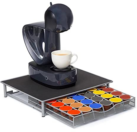 Dolce Gusto - Soporte para cápsulas de café (39 x 35 x 7,5 cm, gris)