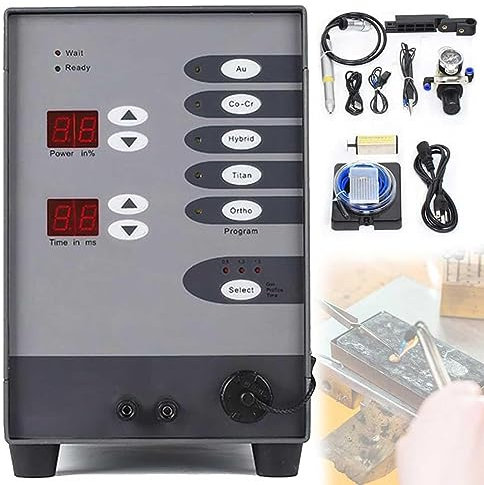 PARFCO Pulse Spot Welding Machine Spot Welder, Jewelry Repair Tool for Gold Silver Platinum Palladium Necklace Ring Jewelry Spot Soldering Tools