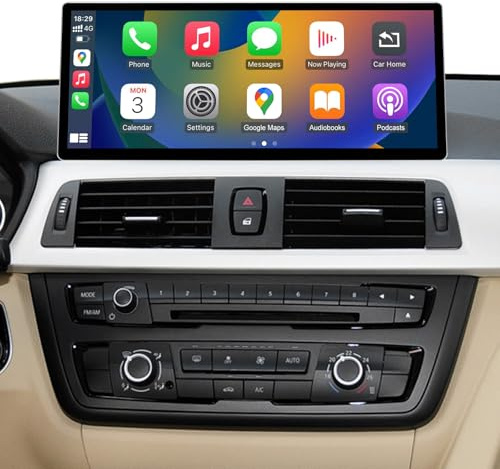 Road Top 12.3 Ultra-Narrow CarPlay Screen for BMW 3/4 Series NBT/CIC | for BMW 3/4 Series, Car Stereo Multimedia Car Radio Receiver