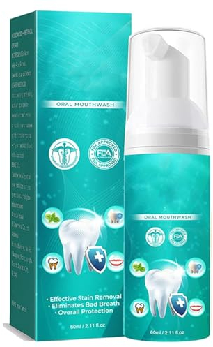Bamideo Mundspülung, Zahnaufhellendes Mundwasser, Oral Mouthwash, Teeth Total Care Mundspülung, Teeth Whitening Mouthwash, hilft bei frischem Atem (1pcs)