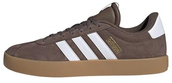 Adidas Men's VL Court 3.0, Earth Strata/White/Gold Metallic, 11.5