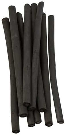 PaulStore 12 Assorted Willow Charcoal Sketch Drawing Natural Charcoal Sticks Drawing