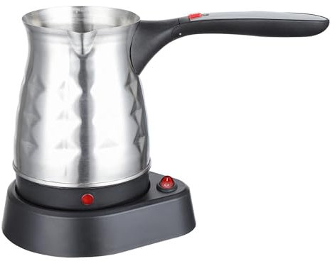 Colcolo 17oz Electric Turkish Coffee Maker - Kettle, Stainless Steel, Quick Boil Jug, Arabic & Greek Coffee Pot for Home & Bar