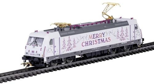 Märklin H0 – jullok BR 185.2 – mfx-avkodare – specialmotor – kopplingsbygel med 24-karats guld – Epoche VI