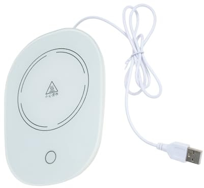 HIAKDOFT Chauffe-Tasse Thermostat Automatique Chauffe-Tasse à Eau Et Café Léger Et USB Chargeable pour Maintenir Température