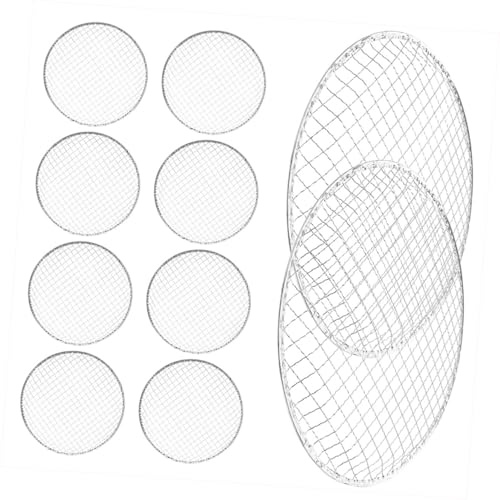 Angoily 10 Pièces Barbecue Jetable Grille de Cuisson Maille sans Bords Coupants Légère et Adaptée Aux Viandes Légumes et Pique- Extérieur