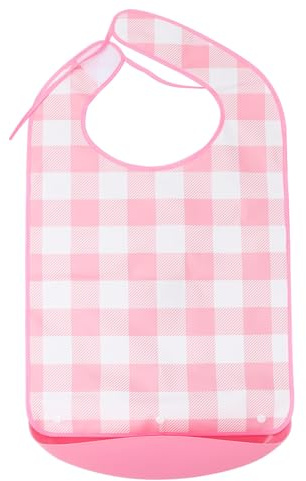 VILLFUL Bavoir Alimentaire pour Adulte Réutilisable Serviette Anti-salive Grand Protège-dents