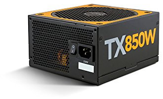 Nox Urano - Fuente Alimentación TX850 80 Plus Bronce PFC Activo, color negro