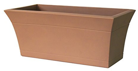 EURO3PLAST 2462 45 - Caja para Flores y Plantas, marrón, 77 x 35 x 32 cm