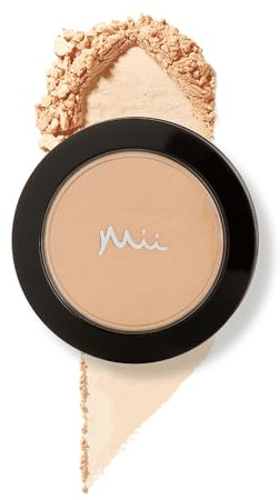 Mii Cosmetics Midi Irresistible Face Base | 100% Pure Mineral Foundation | Award-Winning Face Powder Foundation | Vegan Formula, SPF 30 | Buildable Coverage | Flawless Finish | Precious 01 | 2.5g