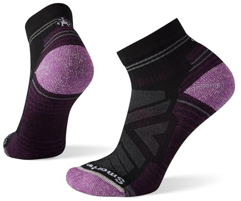 SmartWool Women's Hike Light Cushion Ankle Socks, Black, Large