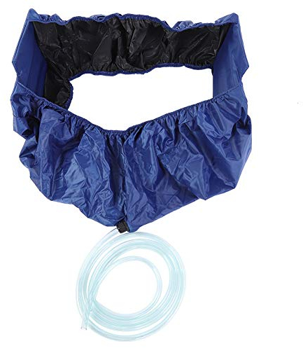 Coperchio impermeabile del condizionatore d'aria, pulizia del condizionatore d'aria spaccata borsa della copertura impermeabile Coperchio di pulizia del condizionatore d'aria Mini kit pulizia diviso