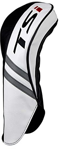 Titleist Golfschlägerhaube TSi Driver aus Leder, Schwarz / Weiß / Rot