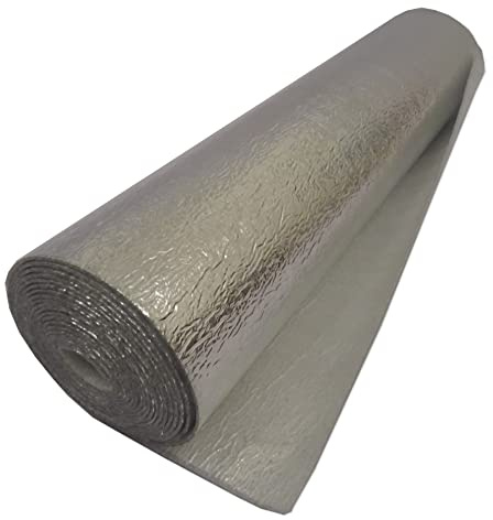 Stormguard 18SR7340047MSV Radiator Reflective foil Foam 47cm x 3mm, Silver, 4m x 470mm x3mm